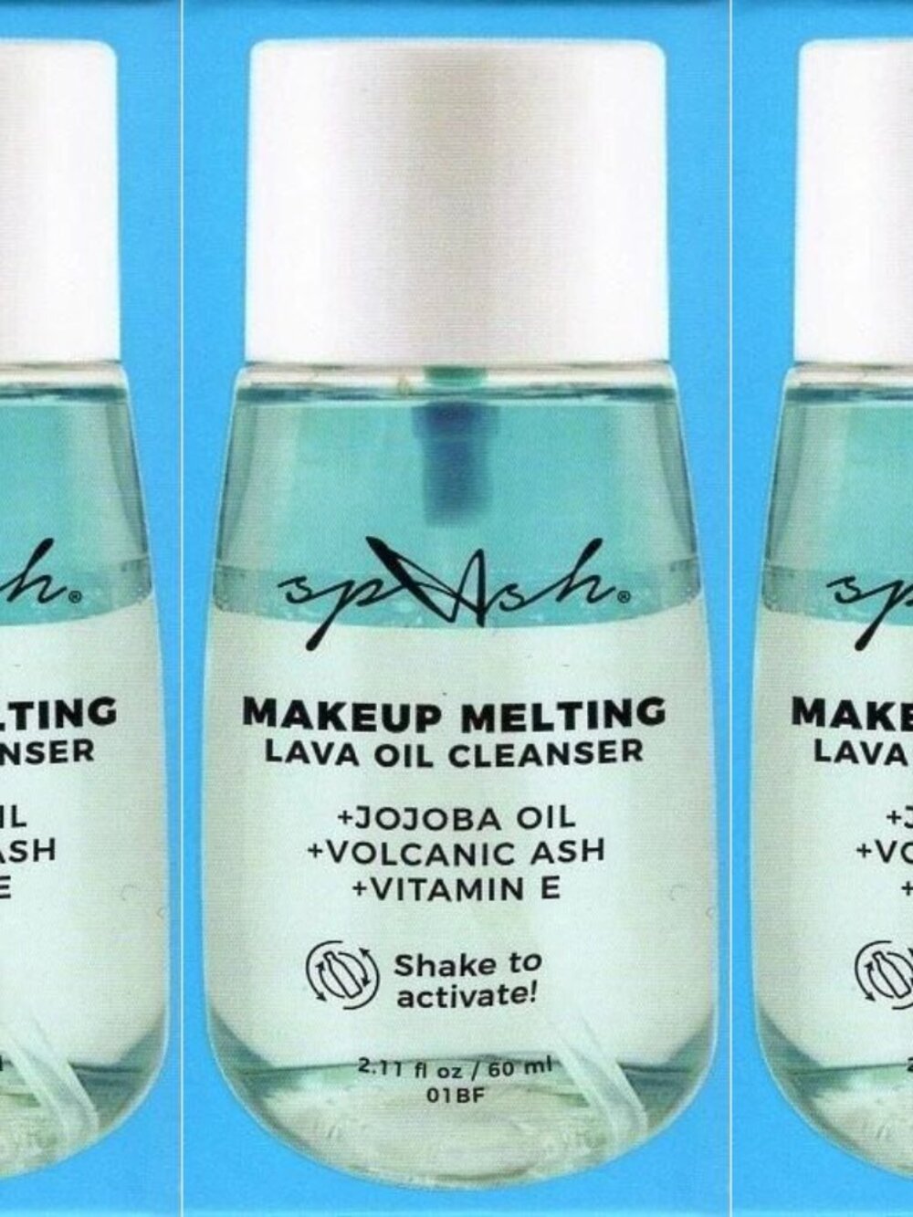 La Splash Makeup Melting Lava Oil Cleanser - 2.11fl Oz (Set of 3)